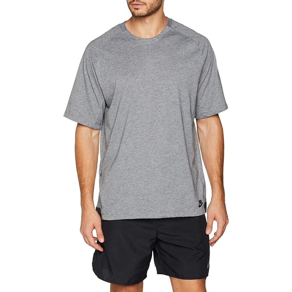 Nike Men's Bonded Knit Sport Casual Top Grey Size Small